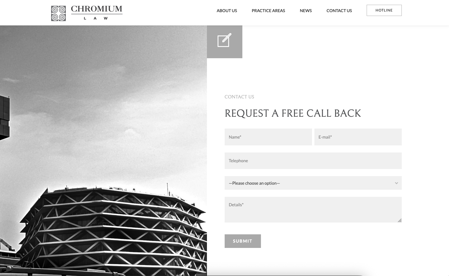Chromium Law Corporate Brand & Practice Portal artifact 4