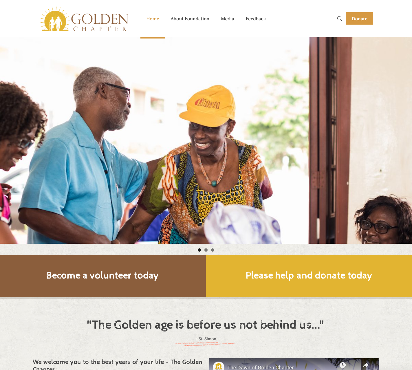 Golden Chapter Foundation Senior Care Identity & Portal artifact 3