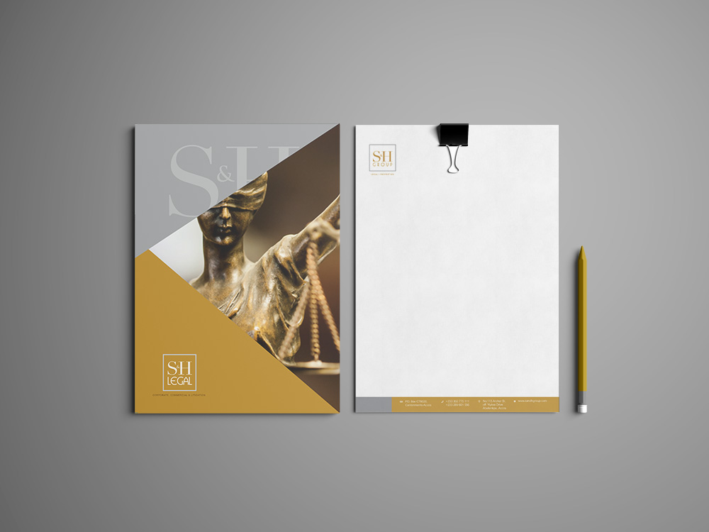 S&H Group Corporate Brand & Legal Practice Identity artifact 7